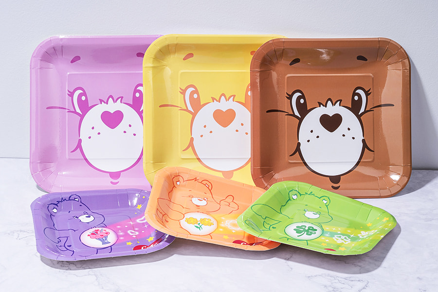 Customizable Cartoon Square Paper Plates Customizable Cartoon Square Paper Plates